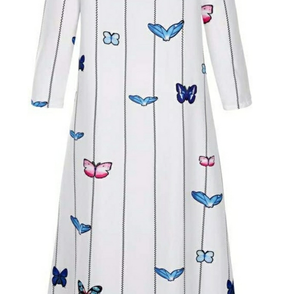 MISSLOOK butterfly print  Maxi Dress Size M - Picture 8 of 16